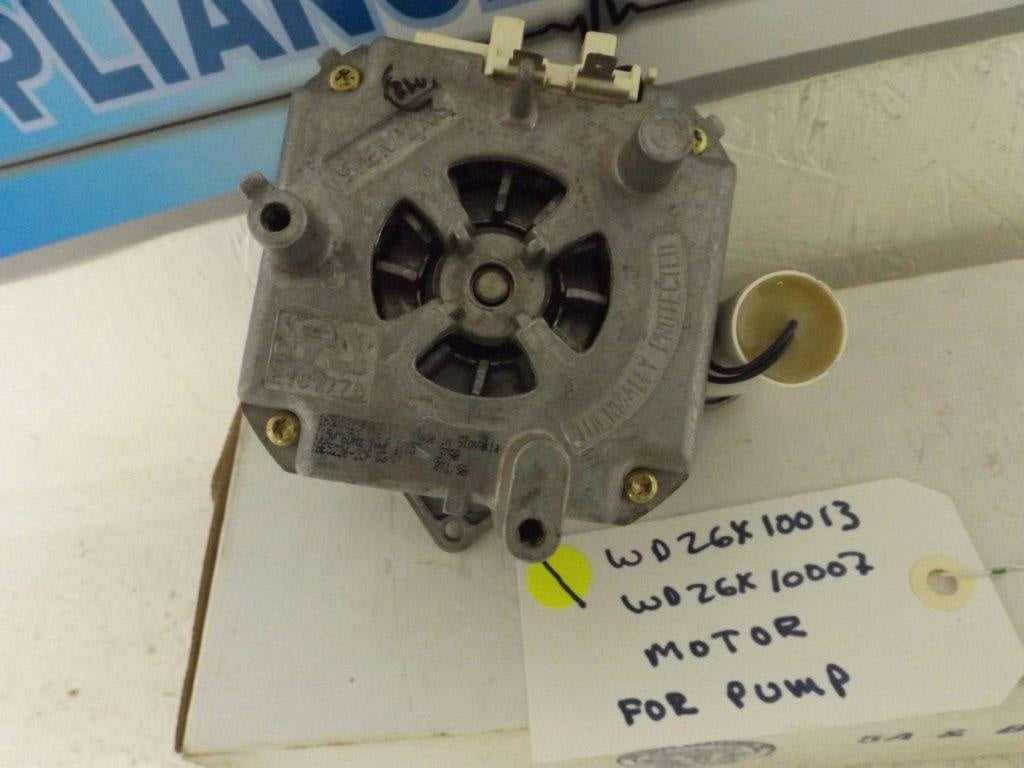 KENMORE GENERAL ELECTRIC DISHWASHER WD26X10013 WD26X10007 MOTOR FOR PUMP USED KENMORE GENERAL ELECTRIC DISHWASHER WD26X10013 WD26X10007 MOTOR FOR PUMP USED